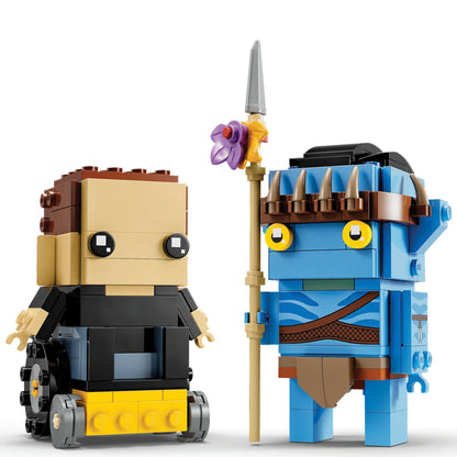 LEGO® BrickHeadz™ Jake Sully & his Avatar - Mô Hình Lắp Ráp Disney Avatar (40554)