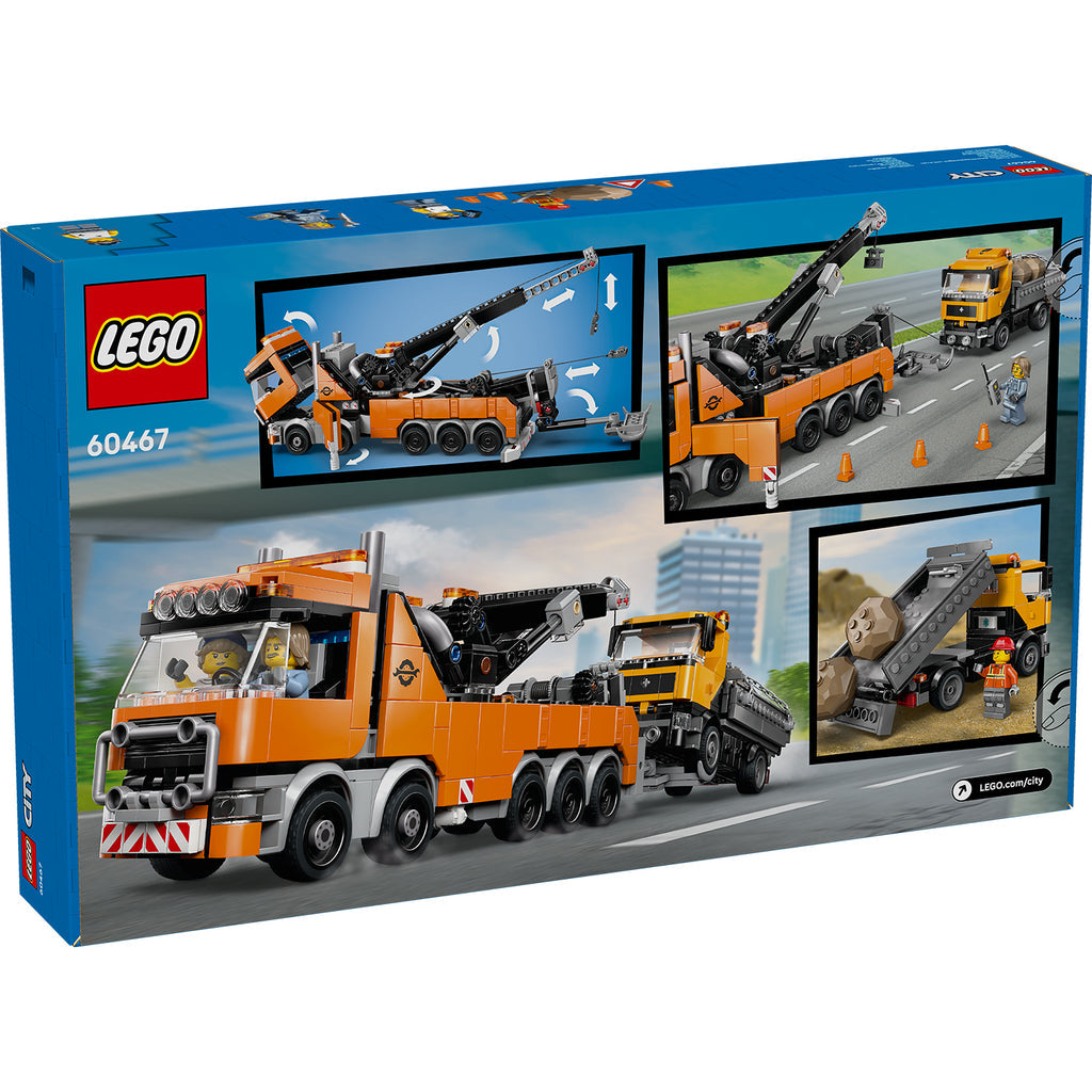 LEGO® City Heavy-Duty Recovery Tow Truck with Crane Xe Kéo Phục Hồi Hạng Nặng 60467 LEGO LEGO - ảnh 8 - LEGO Sets