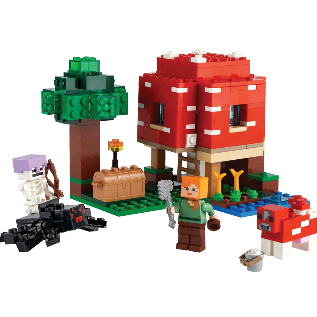 LEGO® Minecraft® The Mushroom House - Bộ Đồ Chơi Lắp Ráp Ngôi Nhà Nấm (21179) - Hình ảnh chi tiết 2