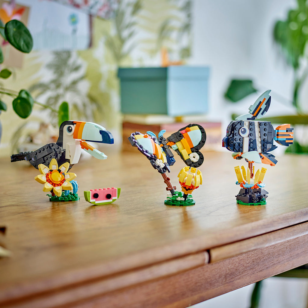 LEGO® Creator 3-in-1 Wild Animals: Tropical Toucan - Đồ chơi lắp ráp 3 trong 1 - LEGO 31173 LEGO - ảnh 3 - LEGO Creator 3-in-