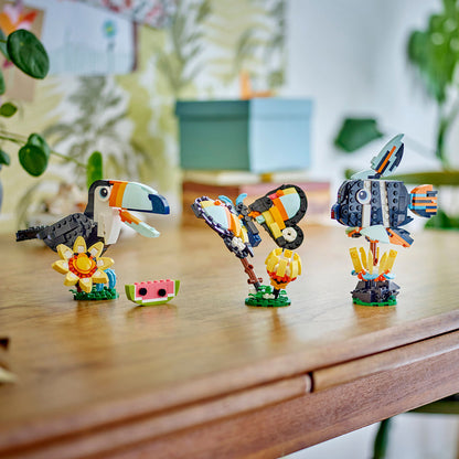 LEGO® Creator 3-in-1 Wild Animals: Tropical Toucan - Đồ chơi lắp ráp 3 trong 1 - LEGO 31173 LEGO - ảnh 3 - LEGO Creator 3-in-