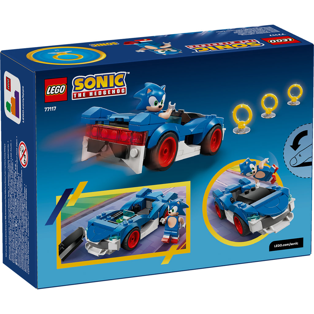 LEGO® Sonic the Hedgehog™ Sonic: Speedster Lightning - Đồ Chơi Lắp Ráp Xe Đua Siêu Tốc LEGO 77117