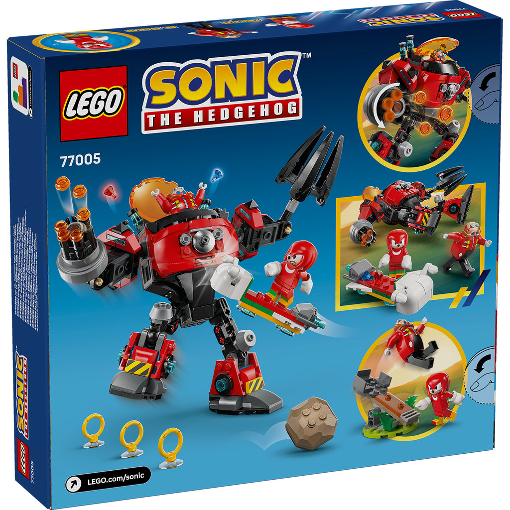LEGO® Sonic the Hedgehog™ Knuckles vs. Dr. Eggman Egg Crusher Mech - Bộ Đồ Chơi Lắp Ráp Robot Chiến Đấu - LEGO 77005 - Hình ảnh bổ sung 10