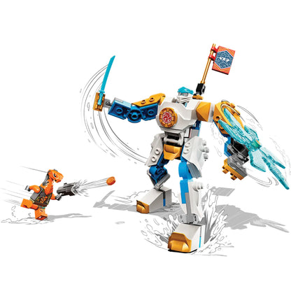 LEGO® NINJAGO® Zane’s Power Up Mech EVO - Robot Chiến Đấu Ninja 71761 Chính Hãng LEGO - Hình ảnh bổ sung 4