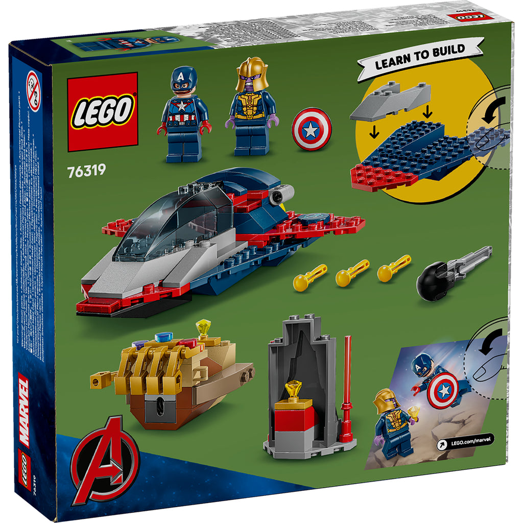 LEGO® Marvel Captain America vs. Thanos Đồ Chơi Lắp Ráp Siêu Anh Hùng Lego 76319 LEGO - ảnh 2 - Building Sets