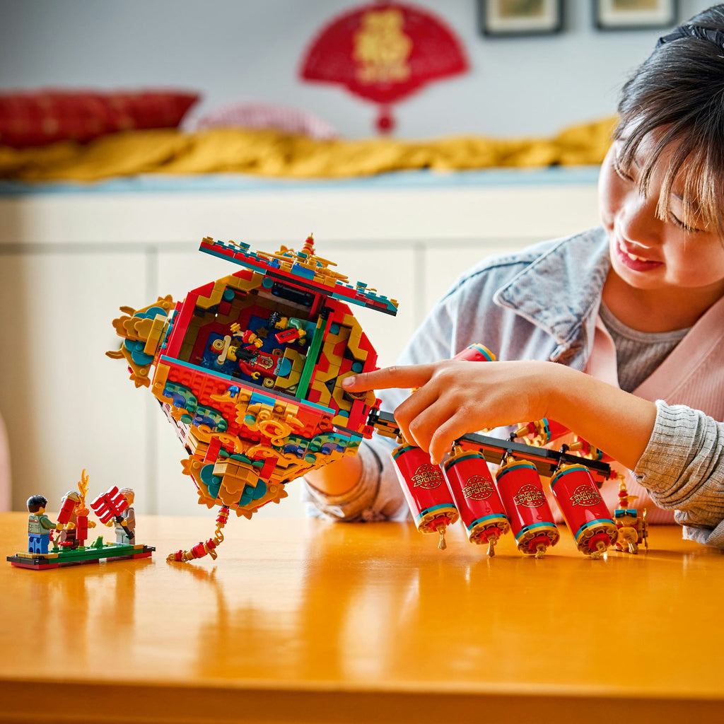 LEGO® Spring Festival Fortune Firecracker - Mô Hình Pháo Tết May Mắn - LEGO 80118 - Góc nhìn khác 3
