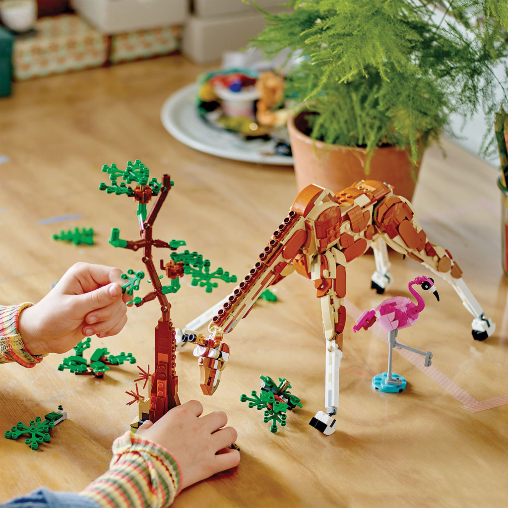 LEGO® Creator 3-in-1 Wild Safari Animals - Đồ Chơi Lắp Ráp Động Vật Hoang Dã Safari - LEGO 31150 - Góc nhìn khác 3