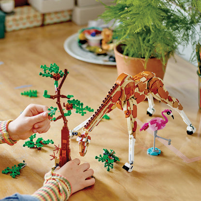 LEGO® Creator 3-in-1 Wild Safari Animals - Đồ Chơi Lắp Ráp Động Vật Hoang Dã Safari - LEGO 31150 - Góc nhìn khác 3