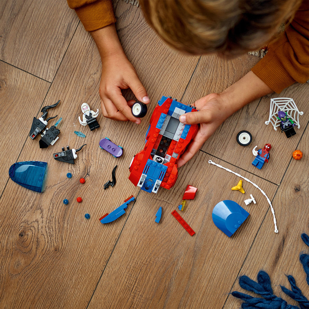 LEGO® Marvel Spider-Man Race Car & Venom Green Goblin - Xe Đua Người Nhện & Venom Green Goblin - LEGO 76279 - Góc nhìn khác 3