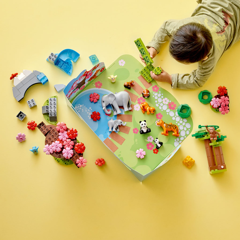 LEGO® DUPLO™ Wild Animals of Asia - Đồ Chơi Lắp Ráp Động Vật Hoang Dã Châu Á - LEGO 10974 - Hình ảnh bổ sung 4
