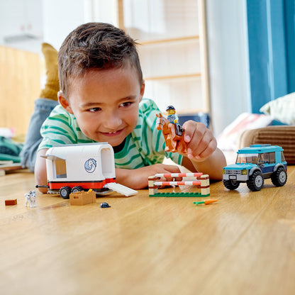 LEGO® City Horse Transporter - Đồ chơi lắp ráp Xe vận chuyển ngựa 60327 - Góc nhìn khác 3