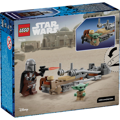 LEGO® Star Wars™ The Mandalorian & Grogu’s Speeder Bike™ Đồ chơi lắp ráp Star Wars 75436 LEGO - Đồ chơi lắp ráp