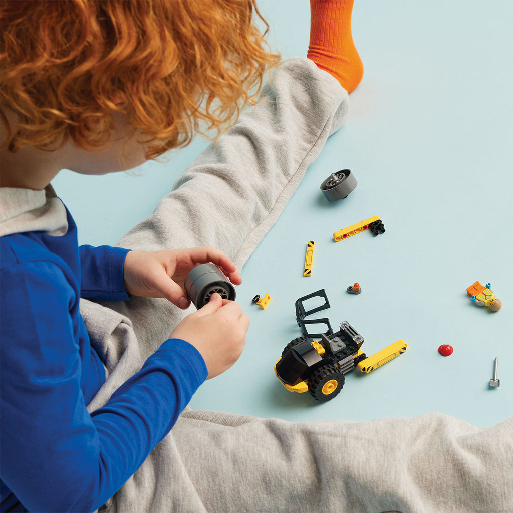 LEGO® City Construction Steamroller - Đồ Chơi Lắp Ráp Xe Lu Công Trường 60401 - Góc nhìn khác 3
