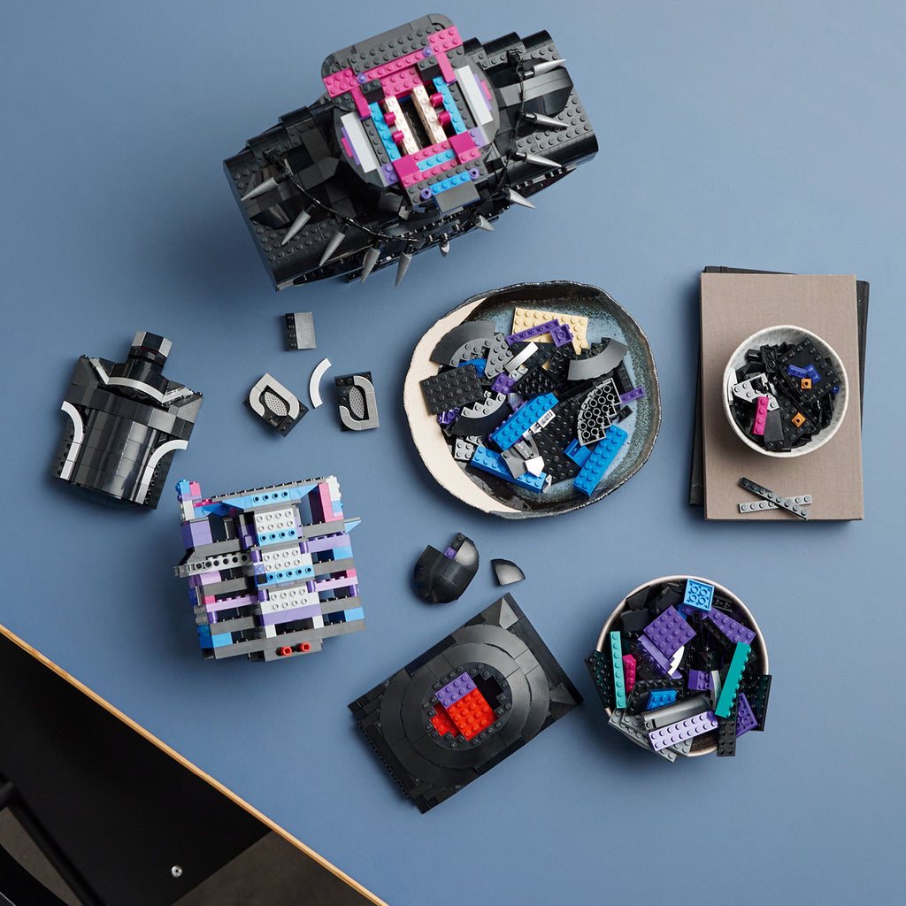 LEGO® Marvel Black Panther Bust - Mô Hình Lắp Ráp Vua T’Challa - LEGO 76215 - Hình ảnh bổ sung 4