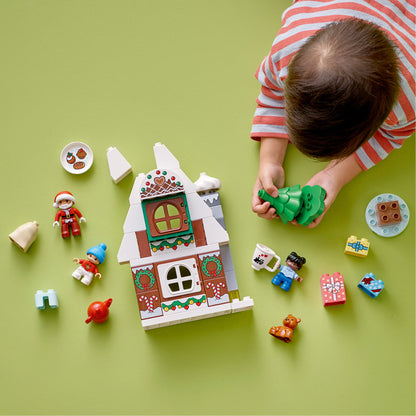 LEGO® DUPLO™ Santa's Gingerbread House - Đồ chơi lắp ráp Ngôi Nhà Bánh Gừng Giáng Sinh LEGO 10976 - Góc nhìn khác 3