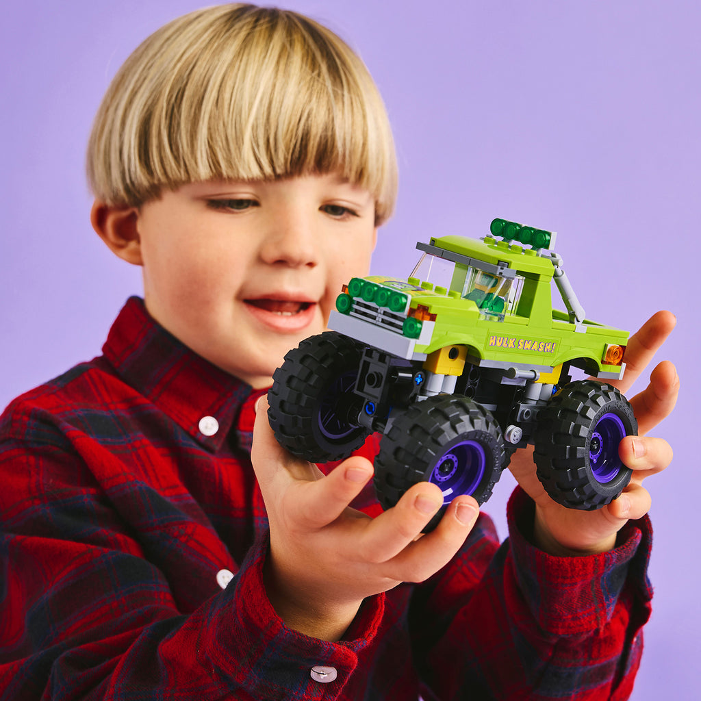 LEGO® Marvel The Hulk Truck vs. Thanos - Đồ chơi lắp ráp Xe tải Hulk vs. Thanos - LEGO 76312 - Hình ảnh bổ sung 7