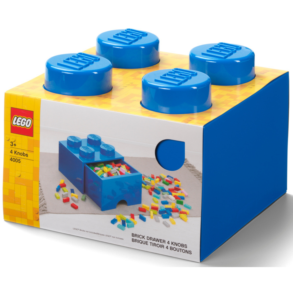 LEGO Brick Drawer 4 - Blue - Ngăn Kéo Lưu Trữ Đồ Chơi LEGO Xếp Chồng - LEGO 40051731 - Hình ảnh sản phẩm