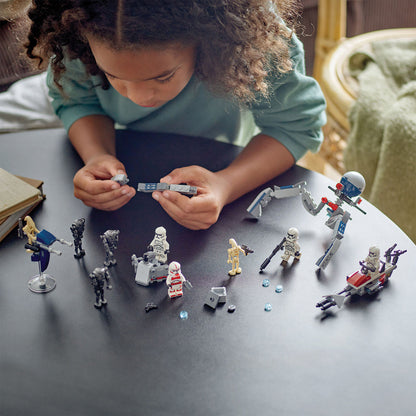 LEGO® Star Wars™ Clone Trooper™ & Battle Droid™ Battle Pack - Bộ Đồ Chơi Lắp Ráp Trận Chiến LEGO 75372 - Góc nhìn khác 3