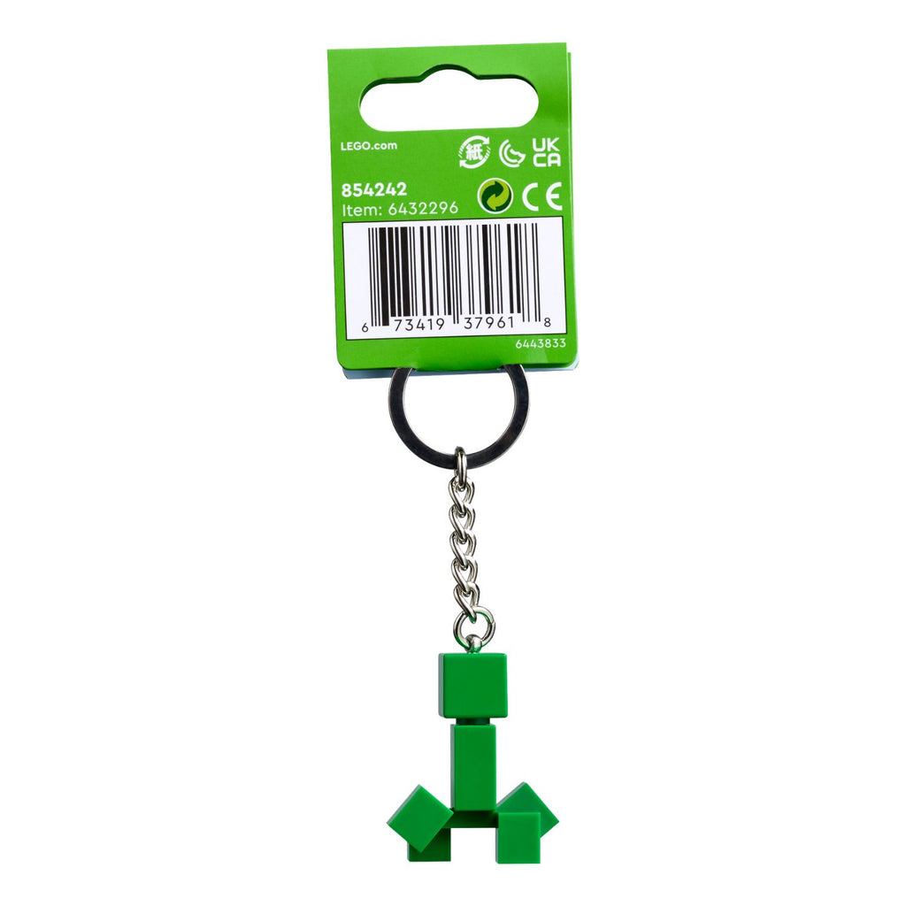 LEGO® Minecraft® Creeper™ Keyring - Móc khóa nhân vật Creeper - LEGO 854242 - Góc nhìn khác 3