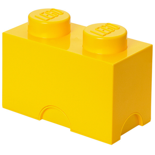 LEGO Storage Brick 2 Stud - Yellow - Hộp Lưu Trữ Đồ Chơi Thông Minh LEGO - Hình ảnh sản phẩm