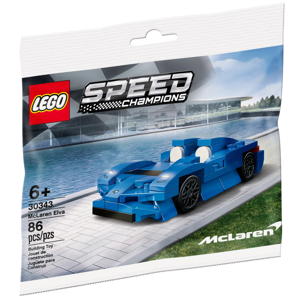 LEGO® Speed Champions McLaren Elva - Mô hình siêu xe McLaren 30343 - Hình ảnh sản phẩm