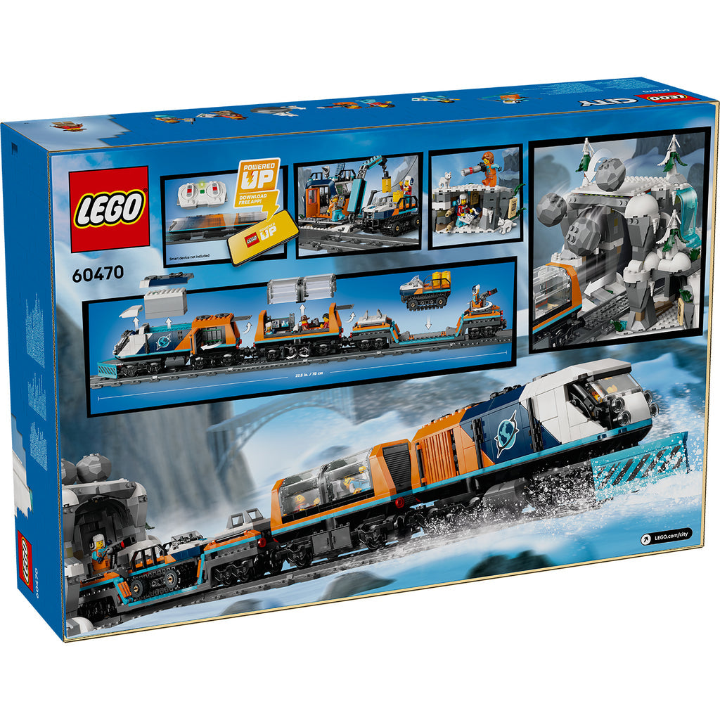 LEGO® City Explorer's Arctic Polar Express Train - Tàu Hỏa Thám Hiểm Bắc Cực Điều Khiển Từ Xa - LEGO 60470 - Hình ảnh bổ sung 7