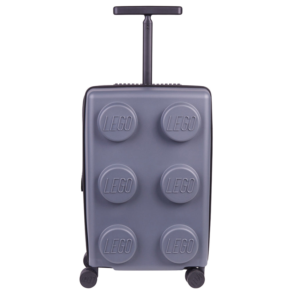 LEGO Signature Brick 2x3 Trolley Expandable Luggage - Stone Grey - Valy Kéo LEGO 2x3 Có Thể Mở Rộng - Góc nhìn khác 3