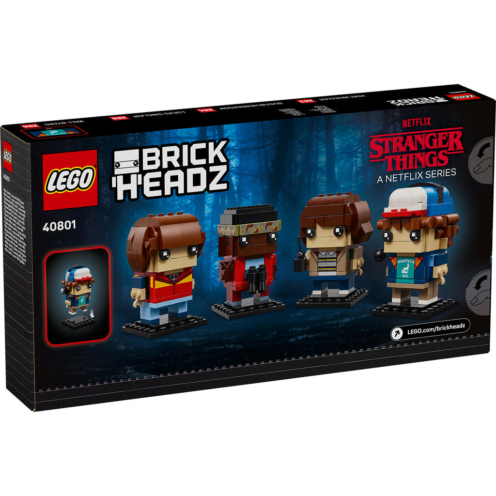 LEGO® BrickHeadz™ Mike, Dustin, Lucas and Will Figures - Mô Hình Stranger Things 40801 - LEGO - Hình ảnh bổ sung 7