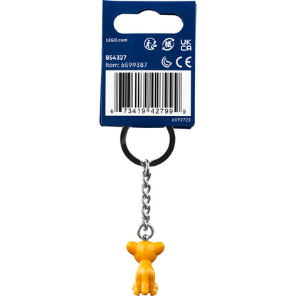 LEGO® Disney Simba Keyring - Móc Khóa Simba Vua Sư Tử LEGO (854327) - Góc nhìn khác 3