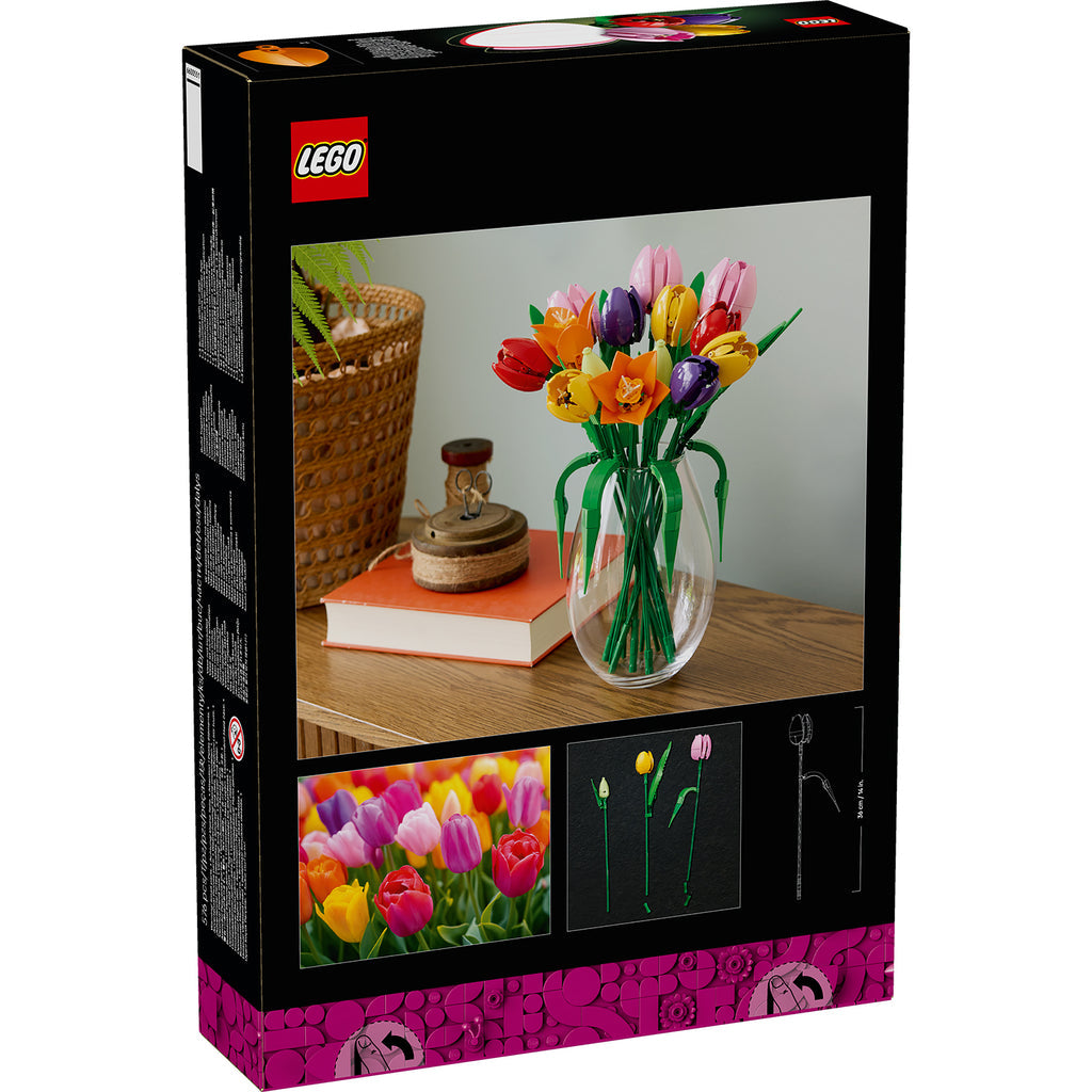 LEGO® Botanicals Tulip Bouquet - Bó Hoa Tulip Lắp Ráp Decor - LEGO 11501 - Hình ảnh bổ sung 9
