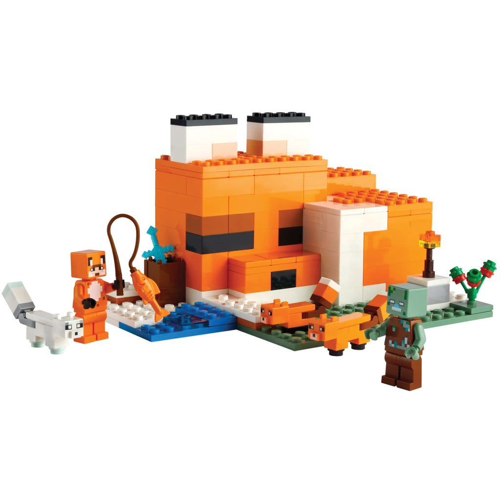 LEGO® Minecraft® The Fox Lodge - Đồ chơi lắp ráp Ngôi Nhà Cáo - LEGO 21178 - Hình ảnh chi tiết 2