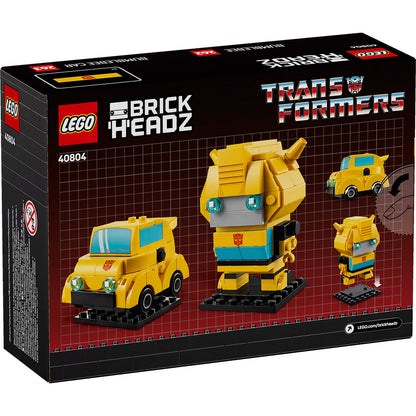 LEGO® BrickHeadz™ Transformers Bumblebee Robot & Vehicle - Mô hình lắp ráp Robot Bumblebee & Xe hơi - LEGO 40804 - Hình ảnh bổ sung 7