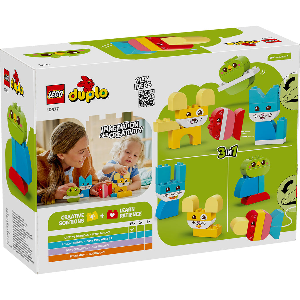 LEGO® DUPLO® My First 3-in-1 Creative Cute Pets - Bộ Đồ Chơi Lắp Ráp Thú Cưng Sáng Tạo - LEGO 10477 LEGO - Lắp ráp LEGO