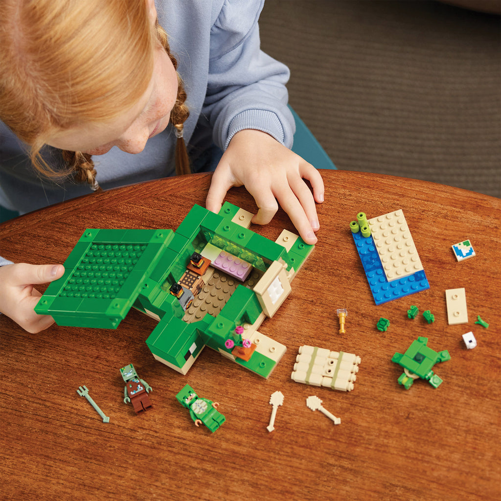LEGO® Minecraft® The Turtle Beach House - Bộ lắp ráp Ngôi Nhà Bãi Biển Rùa (21254) - Góc nhìn khác 3