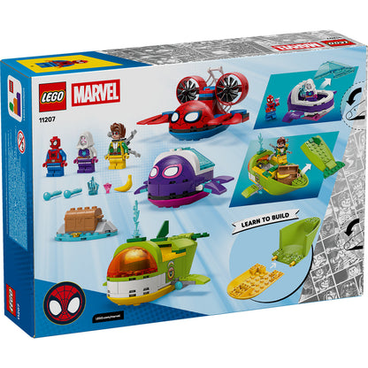 LEGO® Marvel Spidey And His Amazing Friends Spidey: Underwater Vehicles - Đồ Chơi Lắp Ráp Tàu Ngầm Siêu Anh Hùng - LEGO 11207