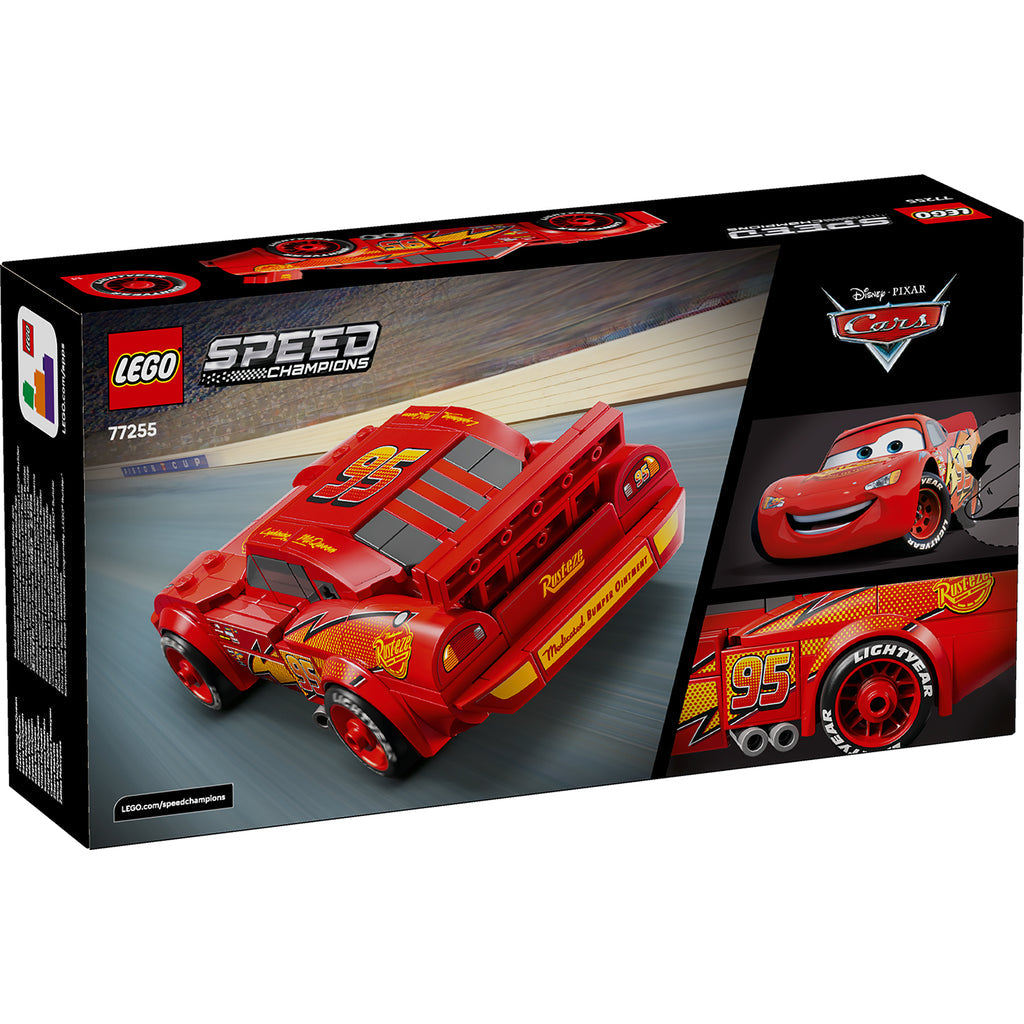 LEGO® Speed Champions Lightning McQueen - Đồ Chơi Lắp Ráp Xe Đua Disney Pixar Cars - LEGO 77255 - Góc nhìn khác 3
