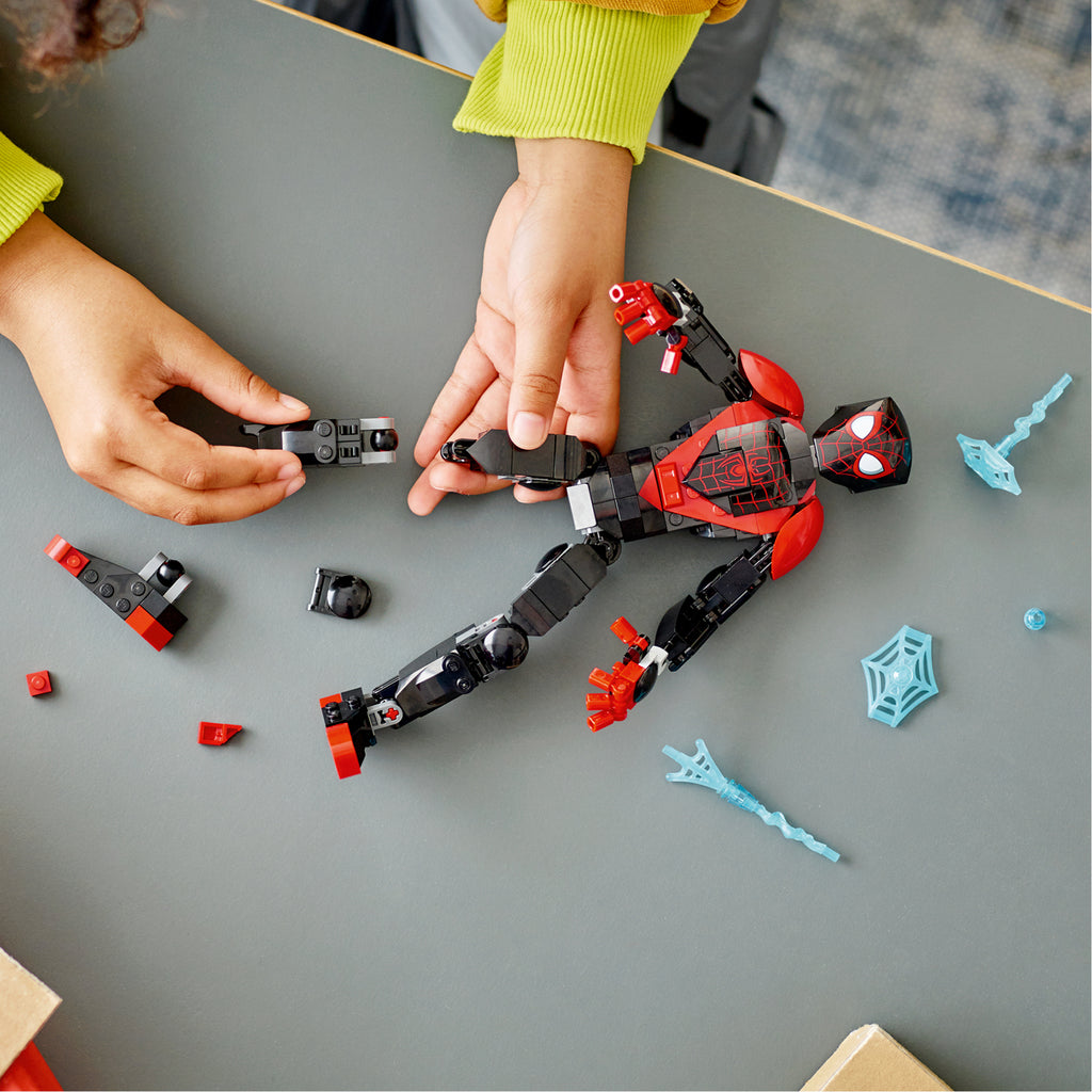 LEGO® Marvel Miles Morales Figure - Mô Hình Lắp Ráp Nhân Vật Người Nhện Miles Morales LEGO 76225 - Góc nhìn khác 3