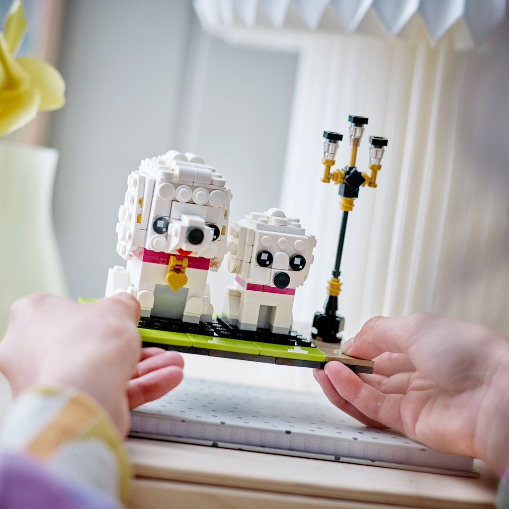 LEGO® BrickHeadz™ Poodle - Mô Hình Chó Poodle Lắp Ráp Đáng Yêu - LEGO 40546 - Góc nhìn khác 3