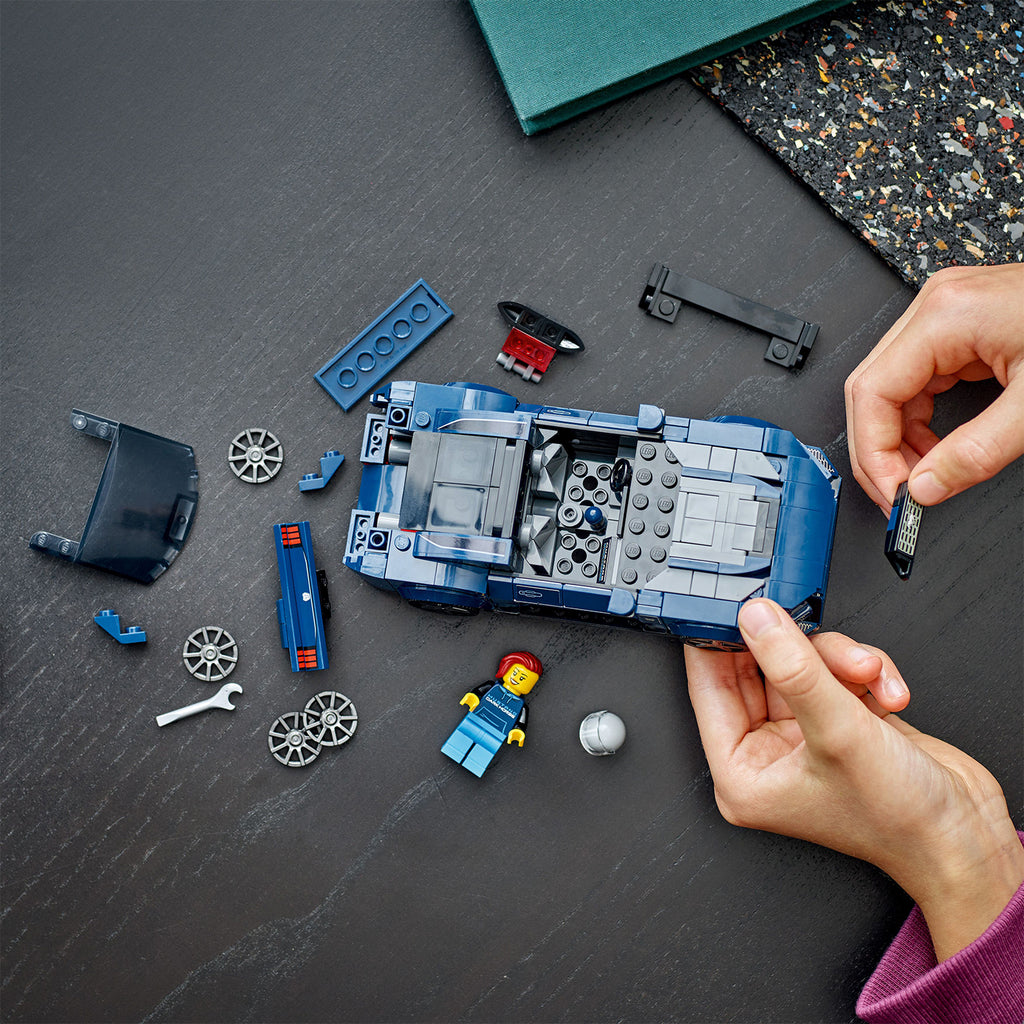 LEGO® Speed Champions Ford Mustang Dark Horse Sports Car - Bộ Đồ Chơi Lắp Ráp Xe Đua Thể Thao - LEGO 76920 - Góc nhìn khác 3