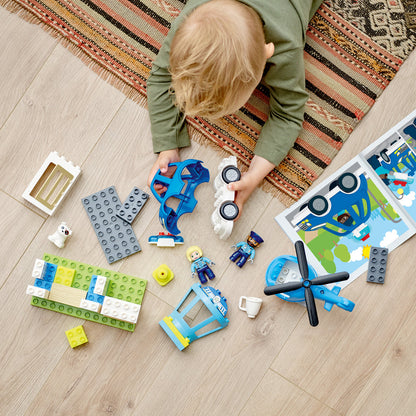 LEGO® DUPLO™ Rescue Police Station & Helicopter - Bộ Đồ Chơi Trạm Cảnh Sát & Trực Thăng Cứu Hộ - LEGO 10959 - Góc nhìn khác 3