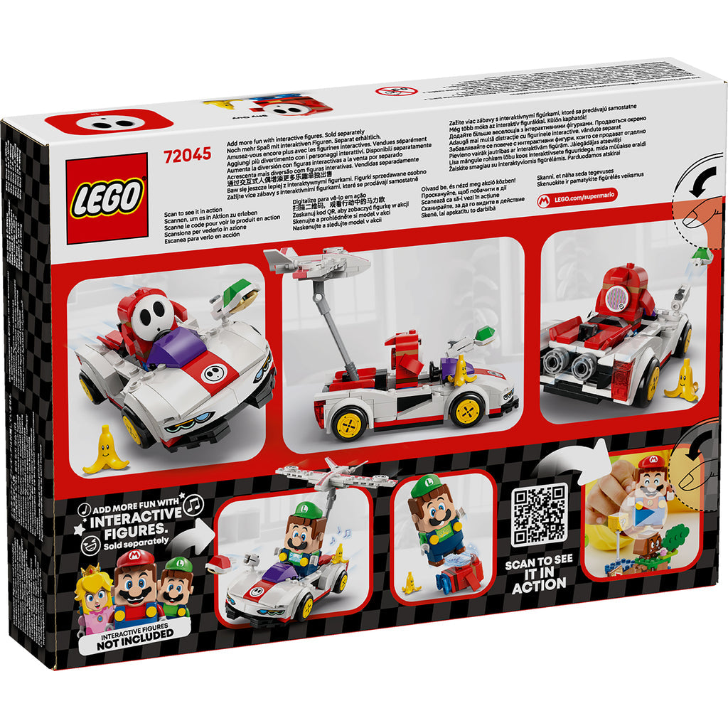 LEGO® Super Mario™: Mario Kart™ – Shy Guy & P-Wing | Bộ Đồ Chơi Lắp Ráp Xe Đua Mario Kart (72045) LEGO - ảnh 4 - Lego