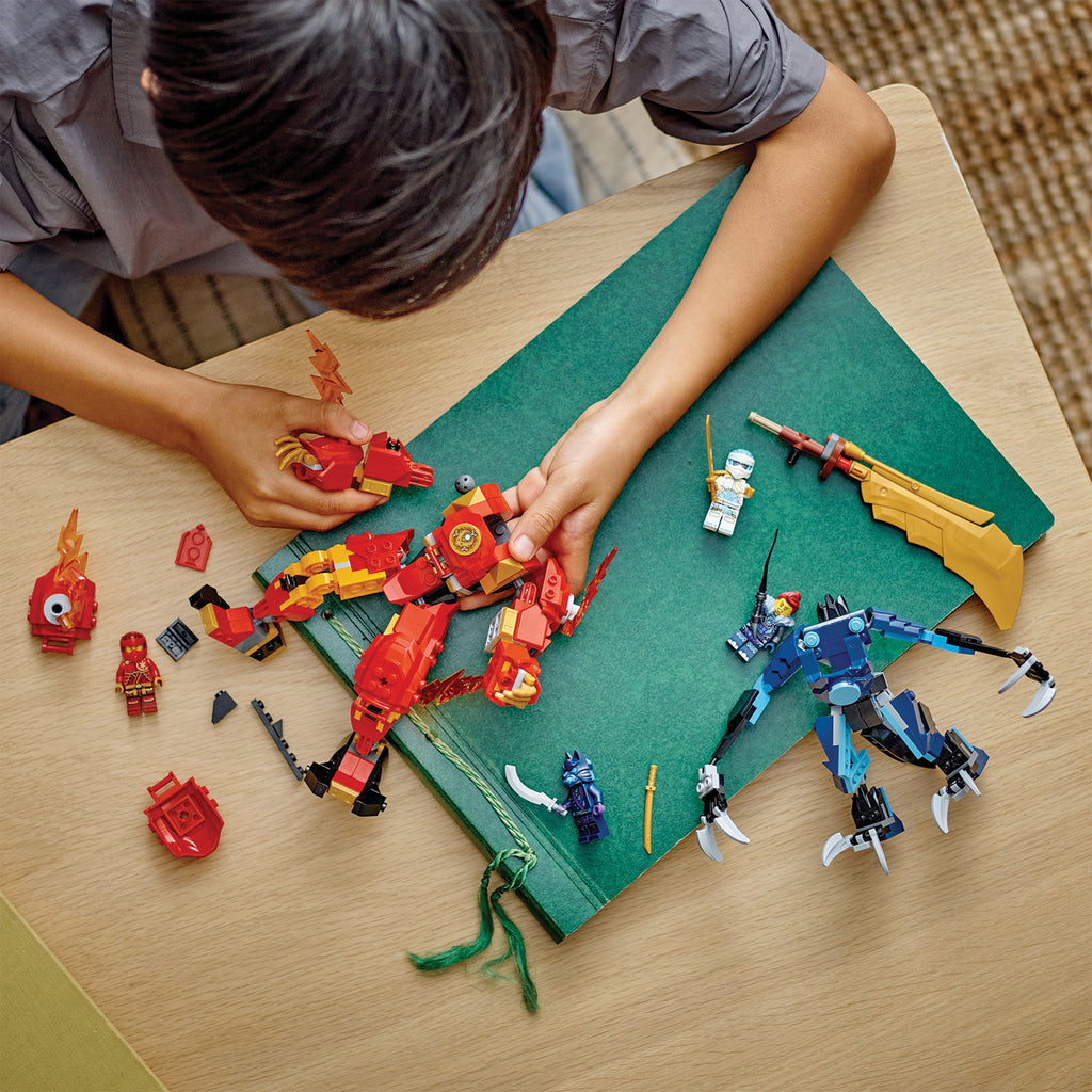 LEGO® NINJAGO® Kai's Elemental Fire Mech - Chiến Giáp Hỏa Long - LEGO 71808 - Góc nhìn khác 3