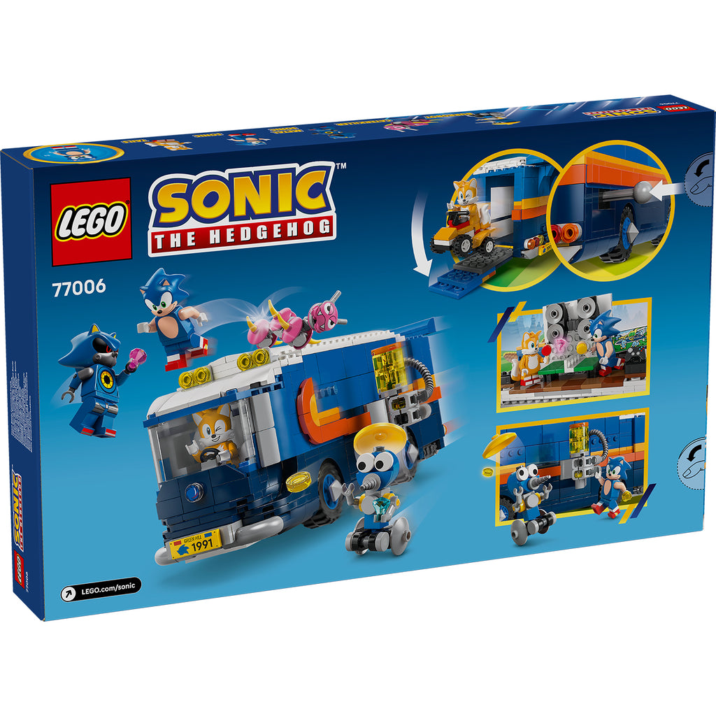 LEGO® Sonic the Hedgehog™ Team Sonic Command Truck - Bộ đồ chơi Xe tải Chỉ huy Sonic - LEGO 77006 LEGO - Building Set