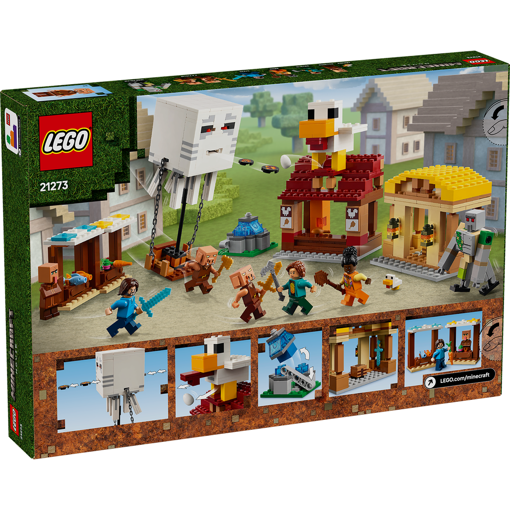 LEGO® Minecraft® The Ghast Balloon Village Attack - Bộ Lắp Ráp Cuộc Tấn Công Làng - LEGO 21273 LEGO - ảnh 4 - Building Toy