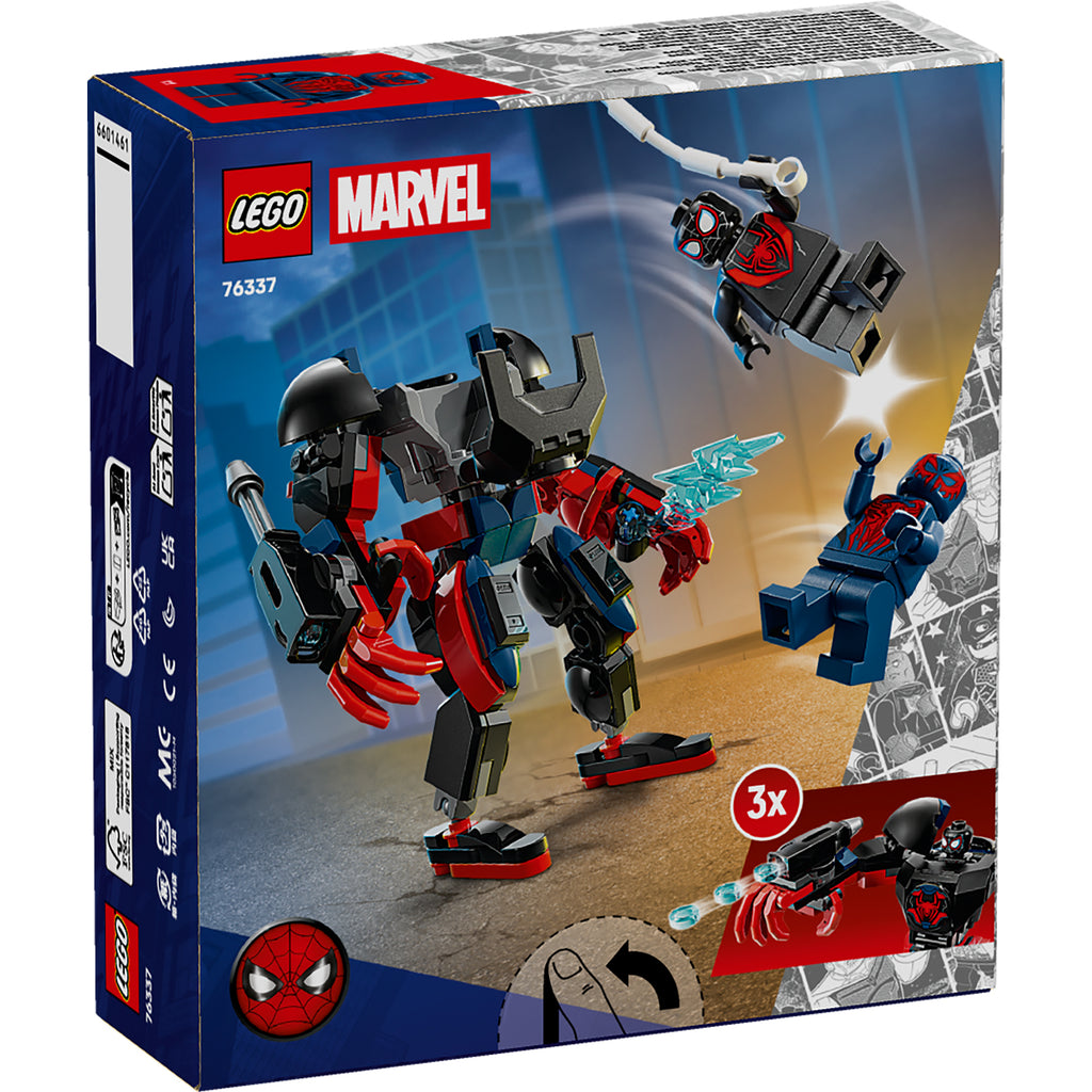 LEGO® Marvel Miles Morales Mech vs. Spider-Man 2099 - Đồ chơi lắp ráp Robot Siêu Anh Hùng - LEGO 76337 LEGO - LEGO Marvel