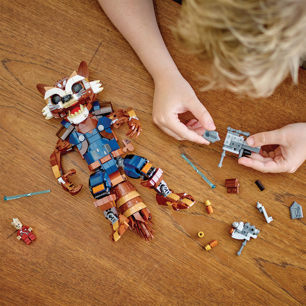 LEGO® Marvel Rocket & Baby Groot - Mô Hình Lắp Ráp Siêu Anh Hùng - 76282 - Góc nhìn khác 3