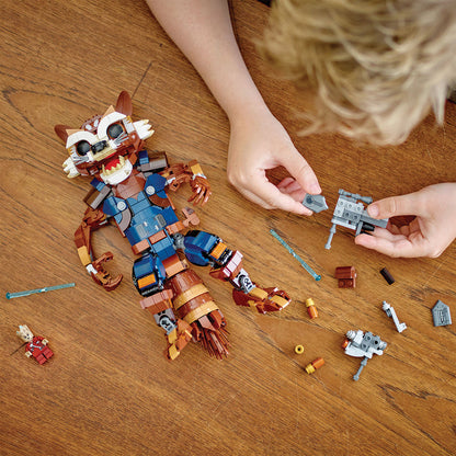 LEGO® Marvel Rocket & Baby Groot - Mô Hình Lắp Ráp Siêu Anh Hùng - 76282 - Góc nhìn khác 3