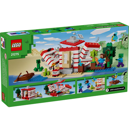 LEGO® Minecraft® The TNT Jungle House - Đồ Chơi Lắp Ráp Ngôi Nhà TNT Rừng Rậm 21275 - LEGO