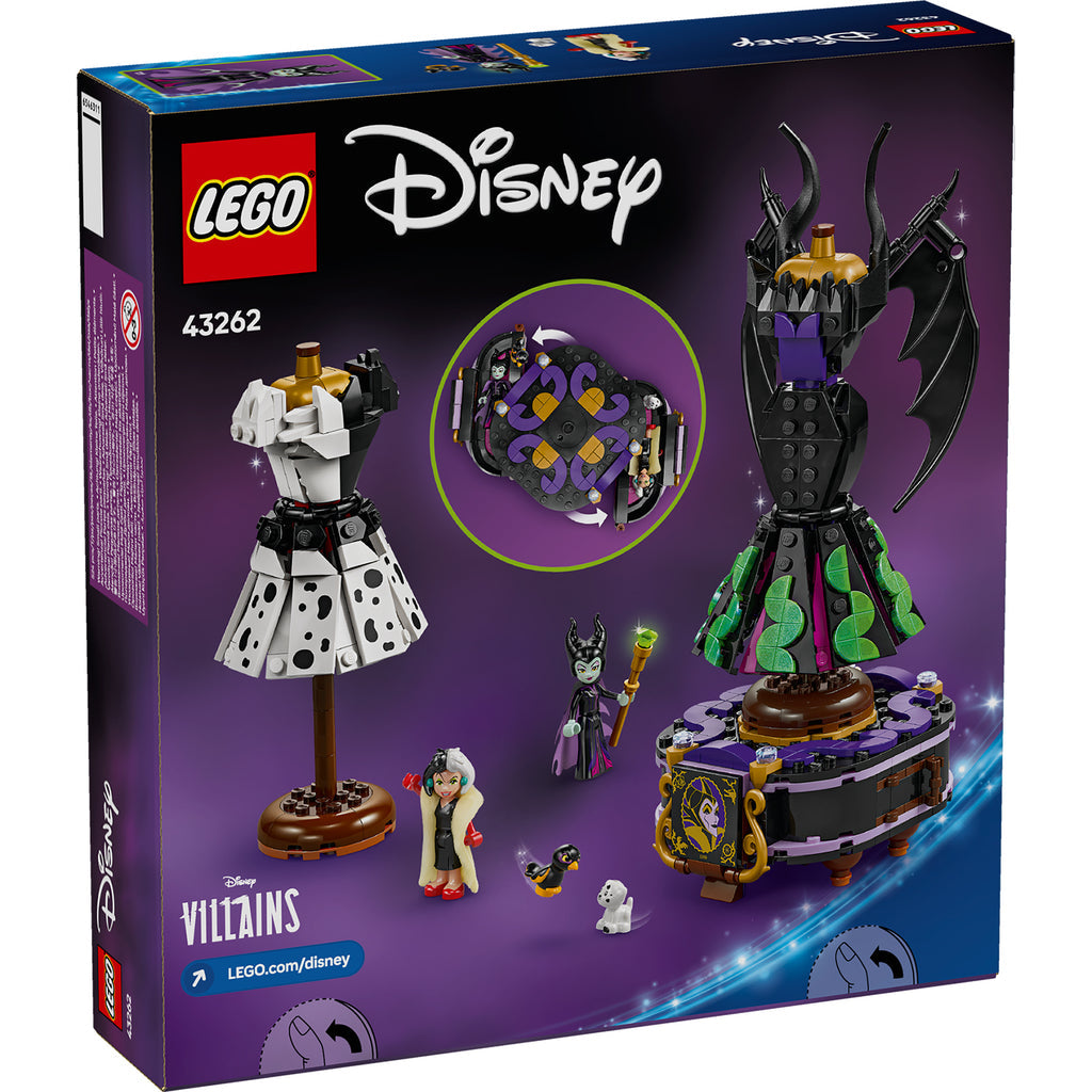 LEGO® Disney™ Villains Maleficent’s and Cruella De Vil’s Dresses - Bộ Lắp Ráp Váy Phản Diện Disney - LEGO 43262 LEGO - ảnh 5 