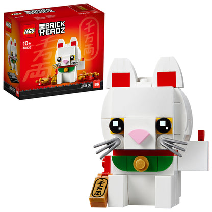 LEGO® BrickHeadz™ Lucky Cat - Mô hình Mèo Thần Tài May Mắn - LEGO 40436 - Góc nhìn khác 3